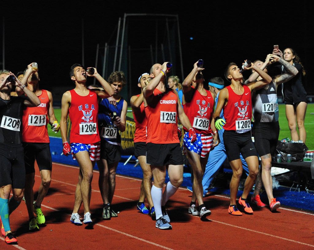 Le beer mile